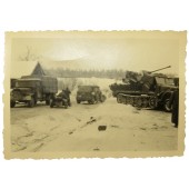 Фотография немецкой техники, зима 1941-го.